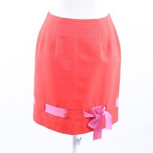 Steven Stolman light red pencil skirt 6